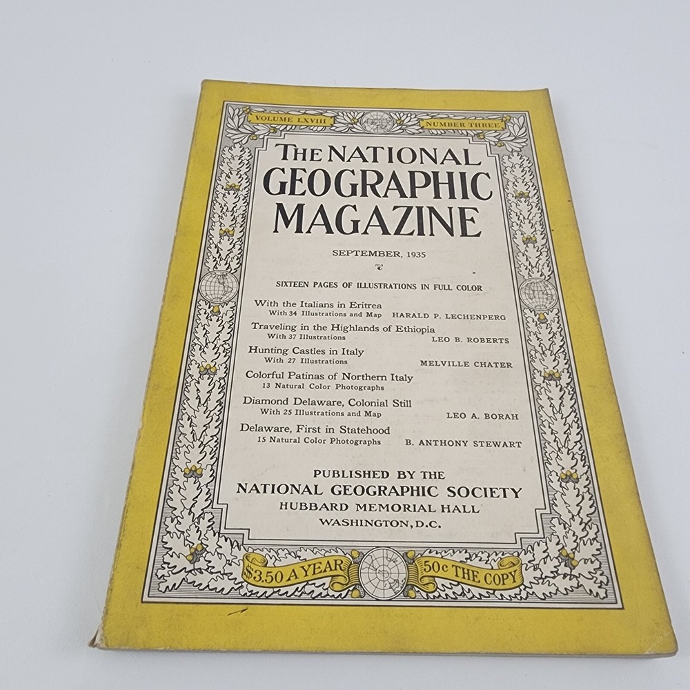 National Geographic Magazine September 1935‎ No Insert